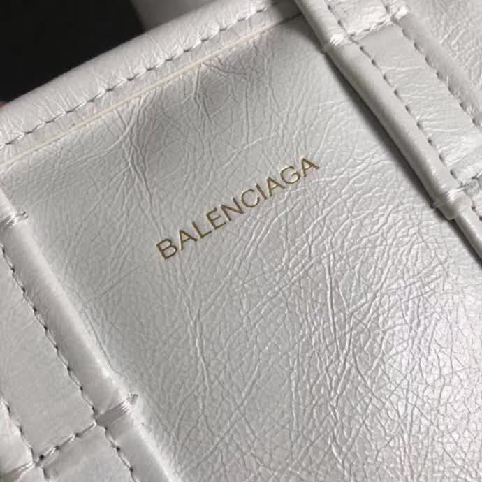 BALENCIAG巴黎世家 BALENCICGA BAZAR SHOPPER 2021新款 XS號 手提肩背包 白色  BL1122